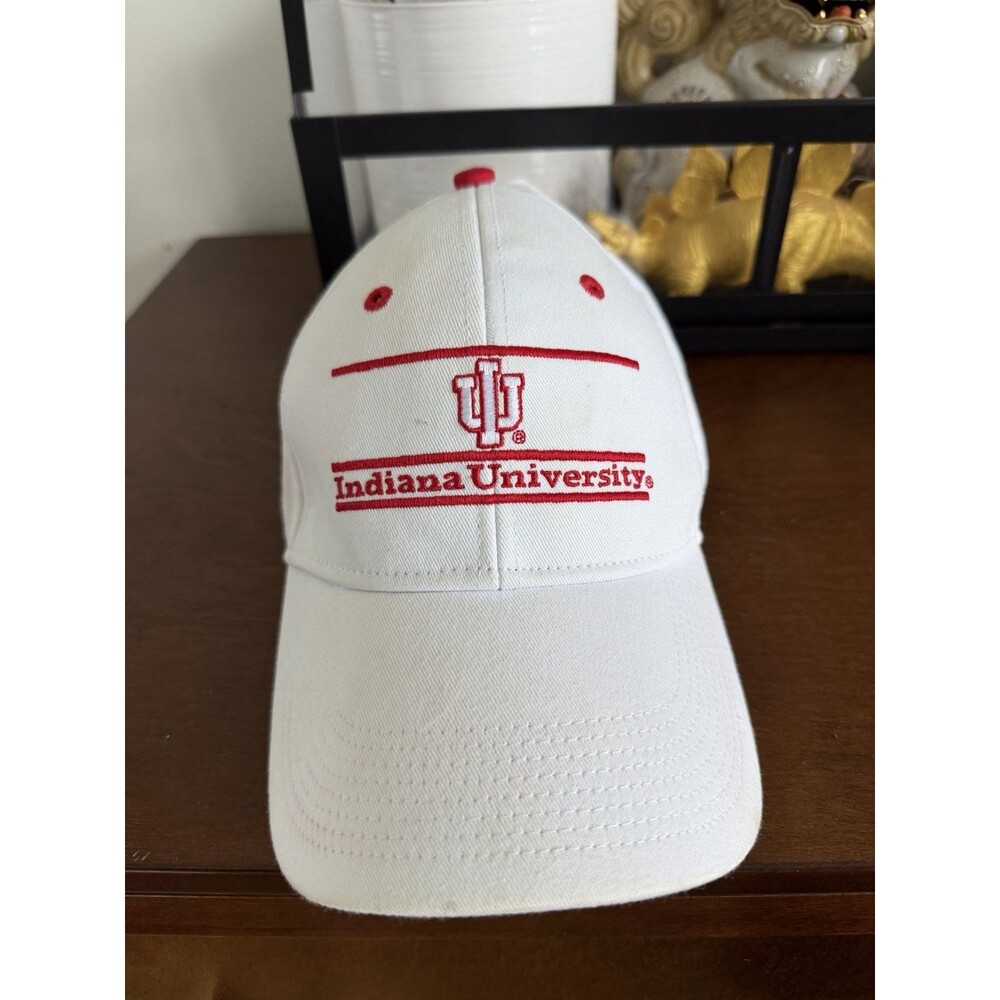 Vintage 1990s Split Bar Indiana University The Game Snapback Hat READ